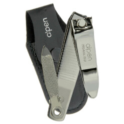 Alpen - Nagelzwicker, 6 cm, mit Lederetui - 1790.06