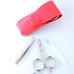 Alternative view of Alpen - Manikürset mit Lasche, 4-tlg., vernickelt, Kunststoffetui, Pink - 6800-PINK
