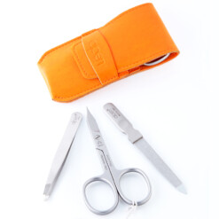 Alternative view of Alpen - Manikürset mit Lasche, 4-tlg., inox. (matt), Kunststoffetui, Orange - 6800R-ORANGE