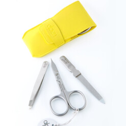 Alternative view of Alpen - Manikürset mit Lasche, 4-tlg., inox. (matt), Kunststoffetui, Gelb - 6800R-YELLOW