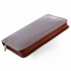 Alternative view of Alpen - Manikürset mit Zipp, 8-tlg., inox. (matt), Rindsnappa genarbt, Braun - 6826R-BROWN