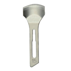 Alpen - Hohlmeisselklingen, steril, rostfrei, 20 Stk. Größe: 15 - 8335.15