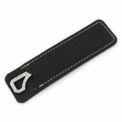 Alternative view of Balbach Damast - Damast-Pommesgabel / Flaschenöffner "Banddamast" mit Lederetui - Wide