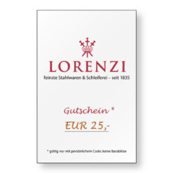 Geschenk-Gutschein EUR 25,-
