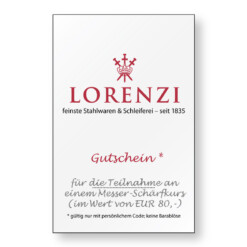 Schärfkurs-Gutschein