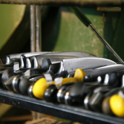 Haushaltsmesser schleifen