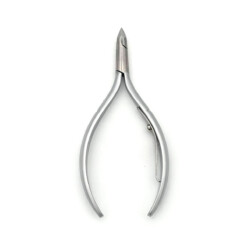 Alpen - Hautzange, durchgesteckt, runde Form, rostfrei, 10,5 cm, Schneide: 5,5 mm - 5608.55