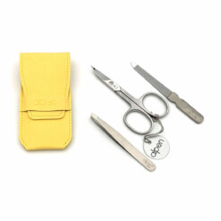Alternative view of Alpen - Manikürset mit Lasche, 4-tlg., inox. (pol./matt), Kunststoffetui, Gelb - 6800RP-YELLOW