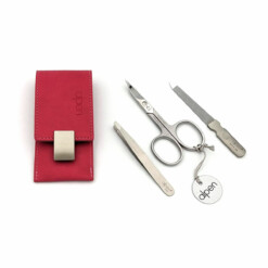 Alternative view of Alpen - Manikürset mit Magnetverschluss, 4-tlg., inox. (pol./matt), Kunstleder, Pink - 6810RP-PINK