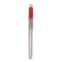 Alpen - Klingenhalter (für Skalpell- und Hohlmeisselklingen), Aluminium rund, Rot, 11cm - 8337.11-RED