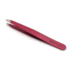 Alternative view of Alpen - Pinzette, schräg, Sandstrahlfinish, rostfrei, Fuchsia, 10 cm - 8456.10TU-FUCHSIA