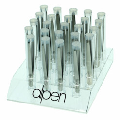 Alpen - Pinzetten-Display, schräg, rostfrei, 24 Stk. - 9200.00