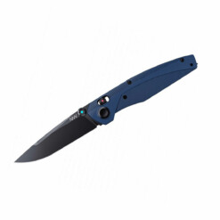ANV Knives - A100 - DLC Black Elmax GRN Blue Alock