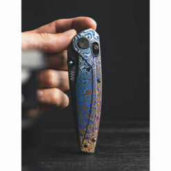 Alternative view of ANV Knives - A100 FF EL CORE DLC - A LOCK, FF MOKU TI