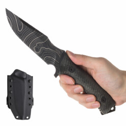 ANV Knives - M311 - Spelter-Elmax DLC Topo Black