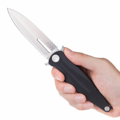 Alternative view of ANV Knives - Z400 - Sleipner Black G-10 Liner-Lock