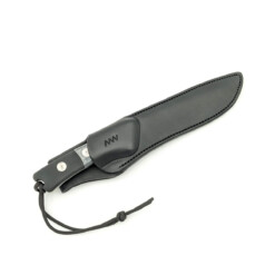 Alternative view of ANV Knives - P400 - Sleipner Black G10 Leather Sheath