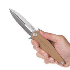 ANV Knives - Z400 BB - Sleipner Plain Edge G-10 Coyote Liner-Lock