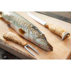 Arctic Legend - Fillet Knife, rostfrei, Maserbirke
