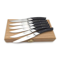 Chambriard - "Le Thiers" Steakmesserset 6-teilig, Grenadill