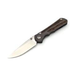 Chris Reeve Knives - Large Inkosi Natural Canvas Micarta, Drop Point - LIN-1014 (SH)