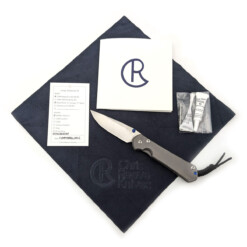 Alternative view of Chris Reeve Knives - Large Sebenza 31 Glass Blasted Titanium Drop Point - L31-1644