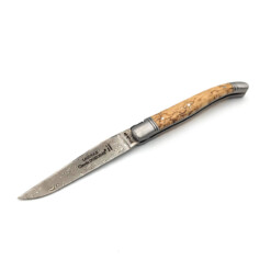 Claude Dozorme - Laguiole 10 cm, Damast, Maserbirke