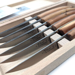 Alternative view of Claude Dozorme - Steakmesser Le Thiers, Wacholder, Set 6-teilig