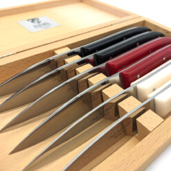 Alternative view of Claude Dozorme - Steakmesser-Set Capucin, schwarz, rot, weiß, 6-teilig