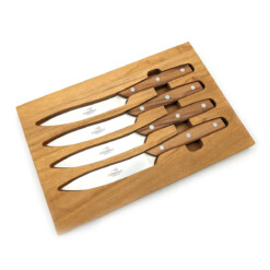 Consigli - Chianino Steakmesser-Set, Olive, 4-teilig