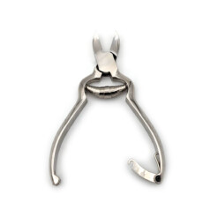 Alternative view of Dreiturm - Nagelzange mit Pufferfeder, vernickelt, 13 cm