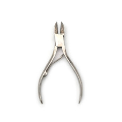 Alternative view of Dreiturm - Nagelzange, hohe Nase, vernickelt, 13 cm