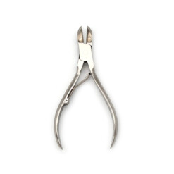 Alternative view of Dreiturm - Nagelzange, hohe Nase, vernickelt, 14 cm