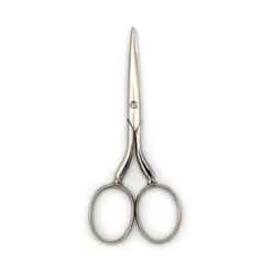 Dreiturm - Stickschere Flaschenhalm, vernickelt, 4½ Zoll