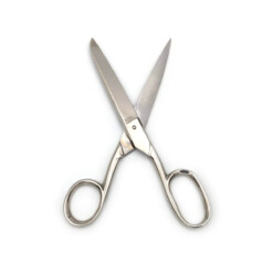 Alternative view of Dreiturm - Stoffschere, vernickelt, 8 Zoll