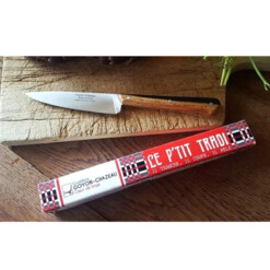 Alternative view of Goyon-Chazeau - “Le P’tit Tradi” Schälmesser Grenadill, rostfrei