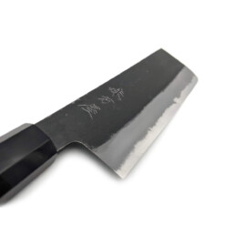 Alternative view of Hinoura Hamono - Ajikataya Black Forged Nakiri 165mm