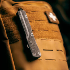 Alternative view of Hogue - SIG Counterstrike, OTF Auto, 3.35" Drop Point Blade, Black PVD, Grey Handle - 36972