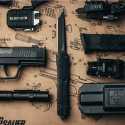 Alternative view of Hogue - SIG Counterstrike, OTF Auto, 3.35" Tanto Blade, Black PVD, Black Handle - 36960