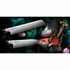 KAI - Kamagata Monster Set - Brotmesser, Kochmesser & "Kitchen Impossible" von Tim Mälzer - TMK-CB22