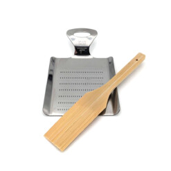 KAI - KAI Kitchen Mini-Edelstahlreibe mit Holzpinsel Set - DH-8037 & DH-8038