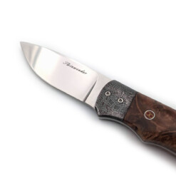 Alternative view of Karl Steinwender - Jagdmesser 8 cm, Mosaikdamast-Backen