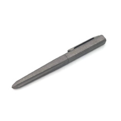 Ketuo - Titanium Pen Square Stonewashed Grey