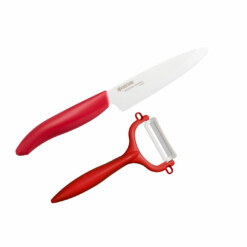 Kyocera - "Gen Colour" Keramik-Starterset Rot (Allzweckmesser + Schäler)