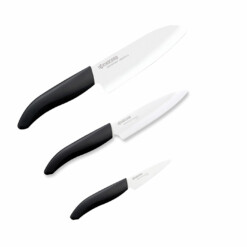 Kyocera - "Gen White" Keramik-Messerset 3-teilig Schwarz