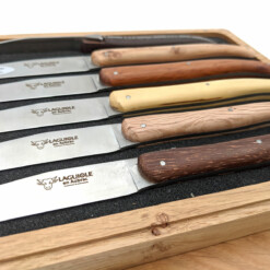 Alternative view of Laguiole en Aubrac - "Laguiole toujours" Steakmesserset 6-teilig, gemischte Hölzer