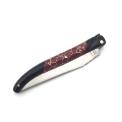 Alternative view of Laguiole en Aubrac - Laguiole 12 cm, Einlegearbeit Jaspis, Kupfer