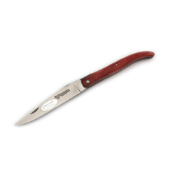 Laguiole en Aubrac - Laguiole 12 cm, Pappelwurzelholz rot