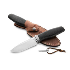 LionSteel - ACHA Micarta Black - AH BLB