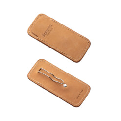 LionSteel -  Vertical Leather Sheath Clip Sand - 900FDV3 SN